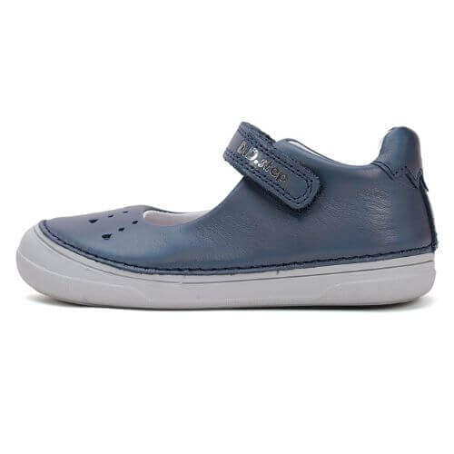 Balerini copii fete din piele DD Step, Albastru – H078-51150
