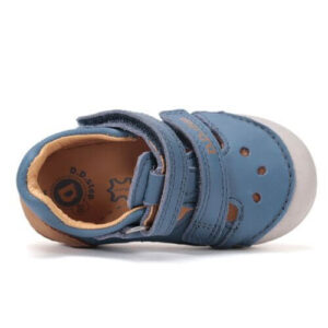 Pantofi decupati copii baieti din piele DD Step, Albastru – H066-61530B
