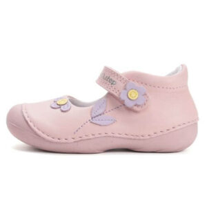 Balerini copii fete din piele DD Step, Roz – H015-61614A