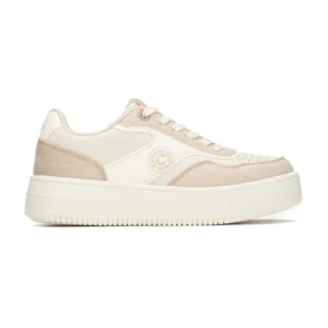 Pantofiori din piele sintetica fete XTI, Crem – 17600401