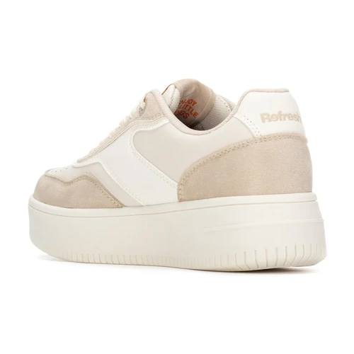 Pantofiori din piele sintetica fete XTI, Crem – 17600401