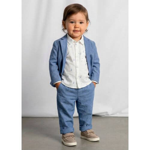 Pantaloni cu in pentru baieti Mayoral, Capri Blue – 1517-49 Pantaloni cu in pentru baieti Mayoral, Capri Blue – 1517-49