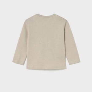 Bluza cu maneca lunga pentru baieti Mayoral, Bej – 2070-066