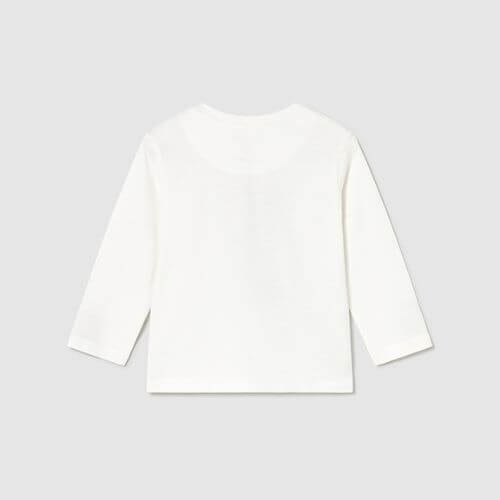 Bluza cu maneca lunga pentru baieti Mayoral, Alb – 2058-082