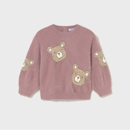 Pulover pentru fete Mayoral, Roz – 2356-057 Pulover pentru fete Mayoral, Roz – 2356-057