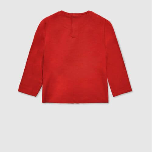 Bluza cu maneca lunga pentru fete Mayoral, Rosu – 116-068