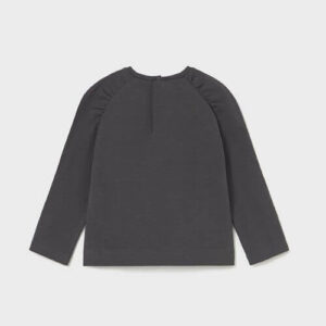 Bluza cu maneca lunga pentru fete Mayoral, Plumb – 2081-087