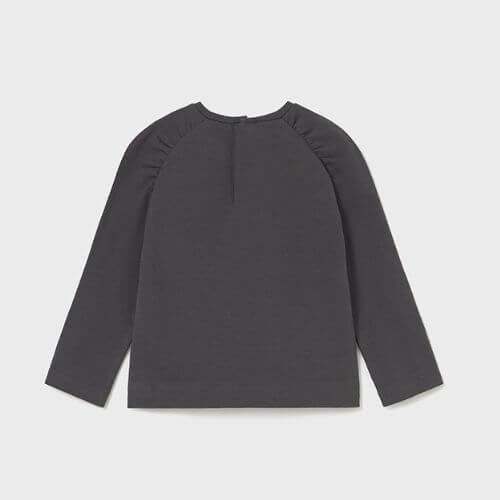 Bluza cu maneca lunga pentru fete Mayoral, Plumb – 2081-087