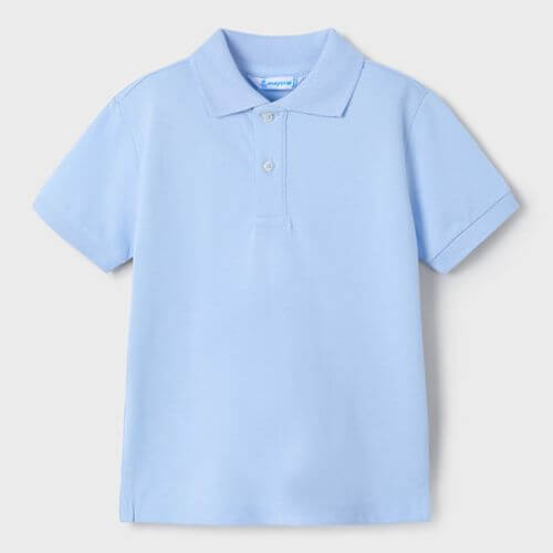 Tricou tip polo pentru baieti Mayoral, Albastru – 150-017