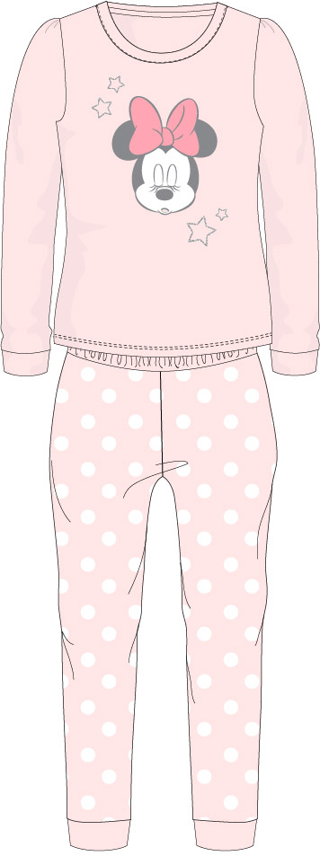 Set Pijama fete cu maneca lunga personaj Minnie Mouse – 52 04 9815