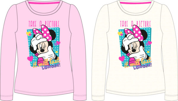 Bluza maneca lunga pentru fete cu personaj Minnie Mouse – 52 02 2885