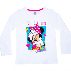Bluza maneca lunga pentru fete cu personaj Minnie Mouse – 52 02 2885