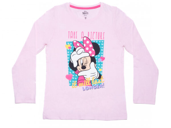 Bluza maneca lunga pentru fete cu personaj Minnie Mouse – 52 02 2885