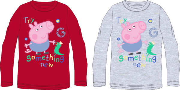 Bluza maneca lunga pentru fete cu personaj Peppa Pig – 52 02 938 Bluza maneca lunga pentru fete cu personaj Peppa Pig – 52 02 938