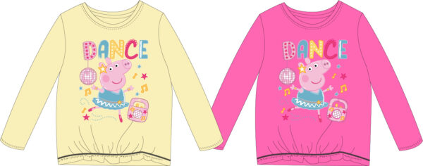 Bluza maneca lunga pentru fete cu personaj Peppa Pig – 52 02 935 Bluza maneca lunga pentru fete cu personaj Peppa Pig – 52 02 935