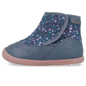 Cizme copii fete din piele Biomecanics, Albastru – 251156-A556