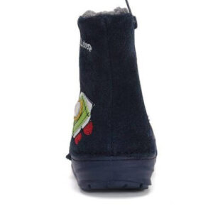 Cizme copii baieti din piele imblanite DD Step,Albastru – W071-42496