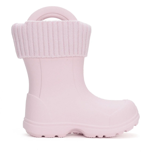 Cizme ploaie copii fete impermeabile DD Step, Roz – I106-42443