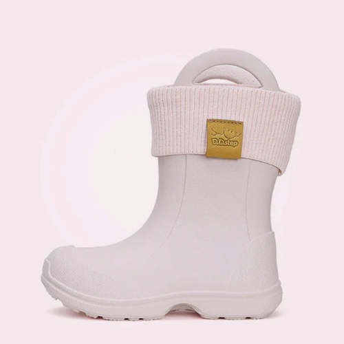 Cizme ploaie copii fete impermeabile DD Step, Roz – I106-42443