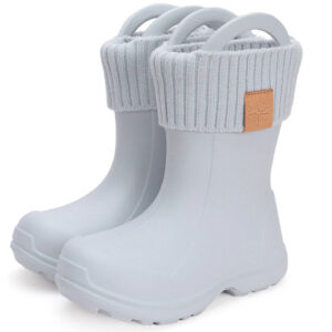 Cizme ploaie copii baieti impermeabile DD Step, Gri – 1106-42645