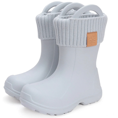 Cizme ploaie copii baieti impermeabile DD Step, Gri – 1106-42645