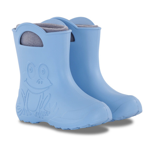 Cizme de ploaie Light Blue Impermeabile, baieti – Camminare EVA cu ciorap detasabil