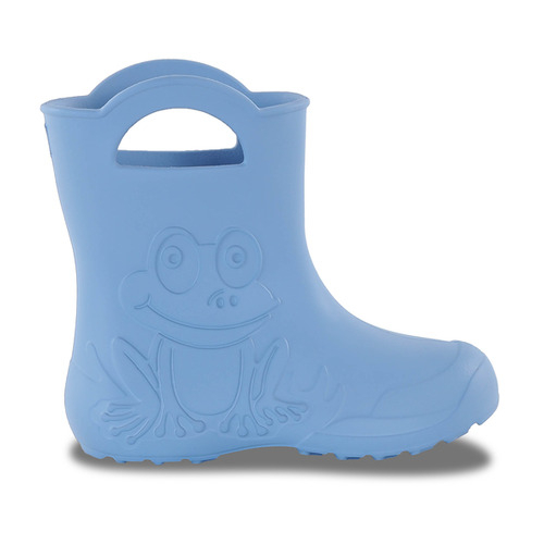 Cizme de ploaie Light Blue Impermeabile, baieti – Camminare EVA cu ciorap detasabil