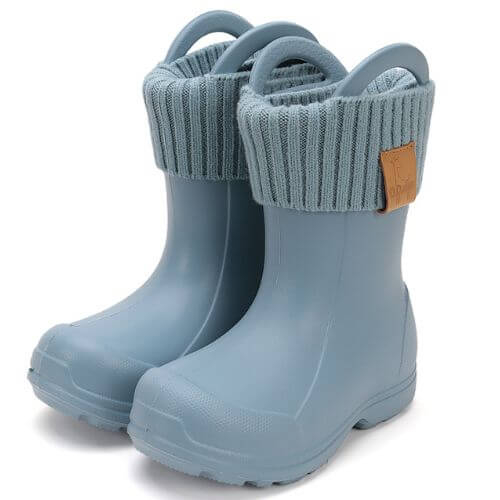 Cizme ploaie copii baieti impermeabile DD Step, Albastru – 106-52859
