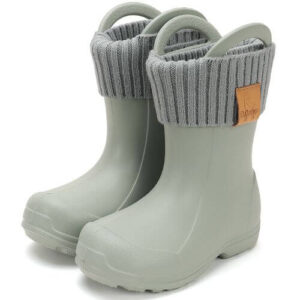 Cizme ploaie copii baieti impermeabile DD Step, Verde – 106-52182