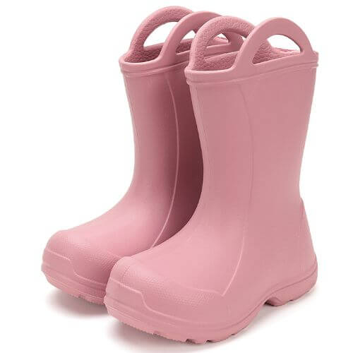 Cizme ploaie copii fete impermeabile DD Step, Roz – 106-52697