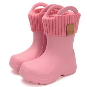 Cizme ploaie copii fete impermeabile DD Step, Roz – 106-52697
