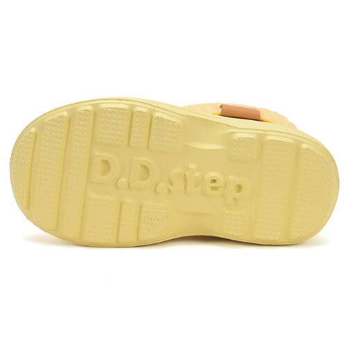 Cizme ploaie copii fete impermeabile DD Step, Galben – 106-52295