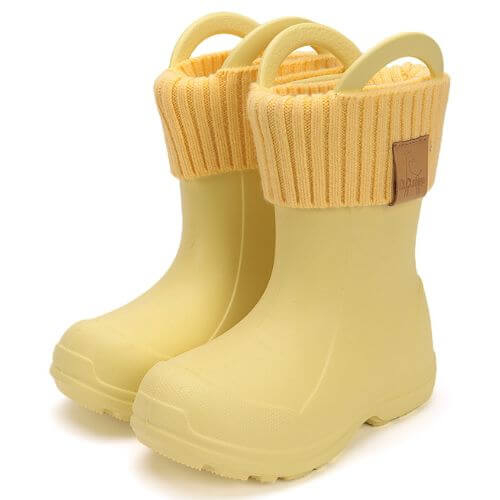 Cizme ploaie copii fete impermeabile DD Step, Galben – 106-52295 Cizme ploaie copii fete impermeabile DD Step, Galben – 106-52295