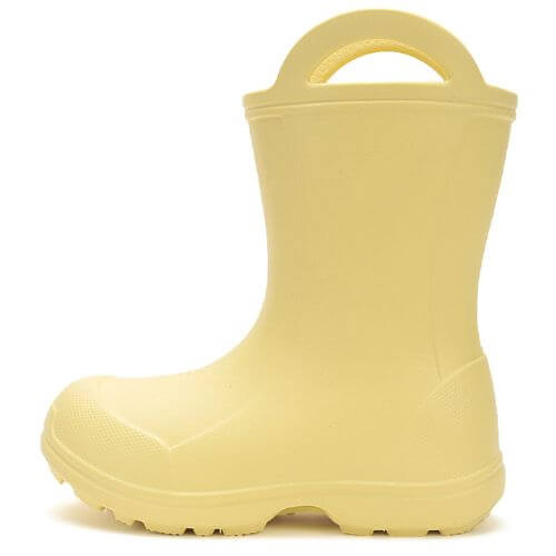 Cizme ploaie copii fete impermeabile DD Step, Galben – 106-52295