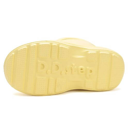 Cizme ploaie copii fete impermeabile DD Step, Galben – 106-52295