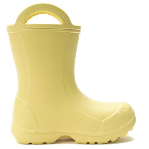 Cizme ploaie copii fete impermeabile DD Step, Galben – 106-52295