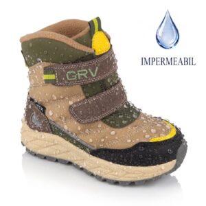 Ghete baieti imblanite, impermeabile, Garvalin, Maro – 261845-B172
