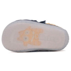 Pantofi copii baieti din piele Barefoot DD Step, Albastru – S070-51698