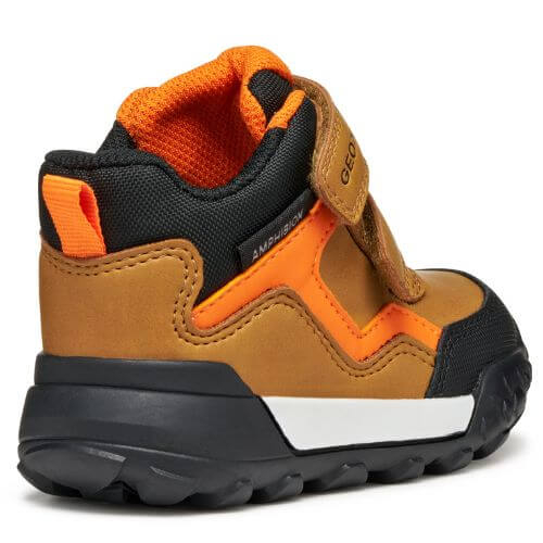 Pantofi sport copii baieti din material sintetic Impermeabile Geox, Maro – B566LB_0MEFU_C2G9B