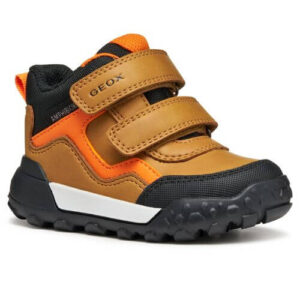 Pantofi sport copii baieti din material sintetic Impermeabile Geox, Maro – B566LB_0MEFU_C2G9B