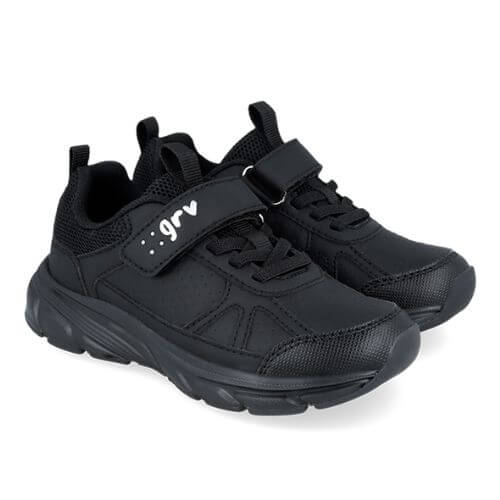 Pantofi sport copii baieti din material sintetic Garvalin, Negru – 251710-A054