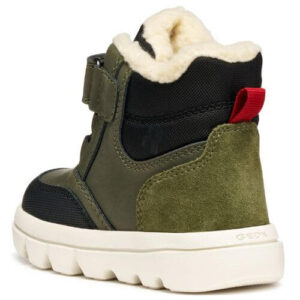 Ghete copii baieti din material sintetic Impermeabile Geox, Verde – B365BC_0ME22_C0450
