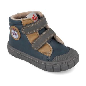 Ghete copii baieti din piele imblanite Botin Urban Garvalin, Bleumarin – 261330-A089