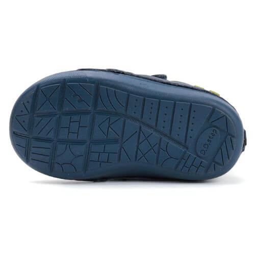 Ghete copii baieti din piele imblanite DD Step, Albastru – W066-52525A