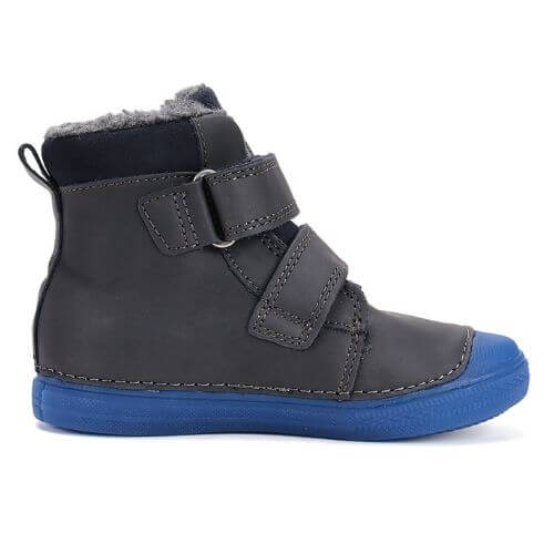 Ghete copii baieti din piele imblanite DD Step, Albastru – W049-52250B