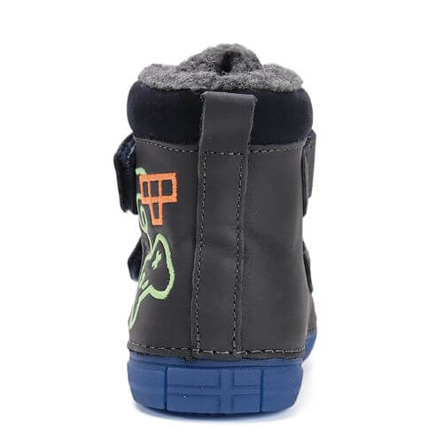 Ghete copii baieti din piele imblanite DD Step, Albastru – W049-52250B