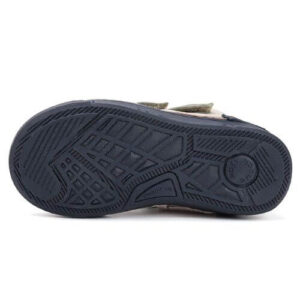 Ghete copii baieti din piele imblanite DD Step, Khaki – W040-52404A