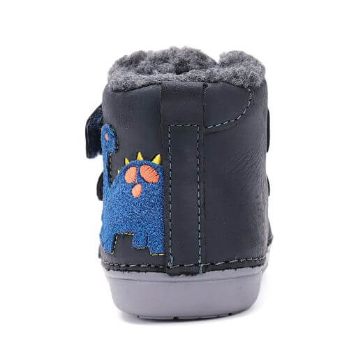 Ghete copii baieti din piele imblanite DD Step, Verde – W066-52525