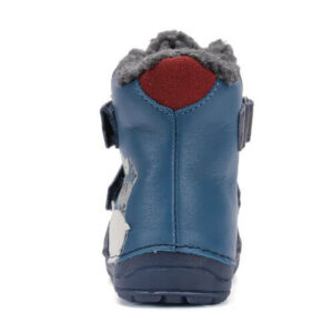 Ghete copii baieti din piele imblanite DD Step, Albastru -W029-52287