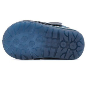 Ghete copii baieti din piele imblanite DD Step, Albastru -W029-52287